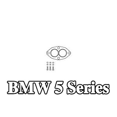 HJS مجموعة تركيب المحول الحفاز — 1990 BMW 5 Series