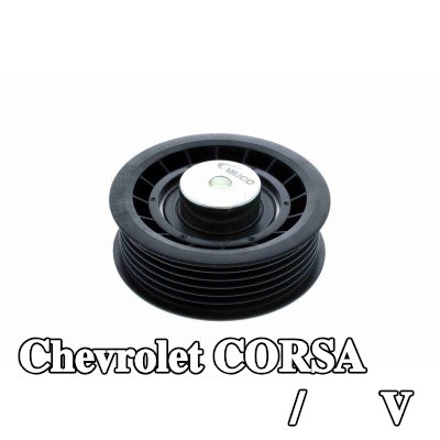 VAICO بكرة الانحراف/التوجيه, حزام V-ribbed بجودة VAICO الأصلية, Ø: 80mm — 1997 Chevrolet Corsa