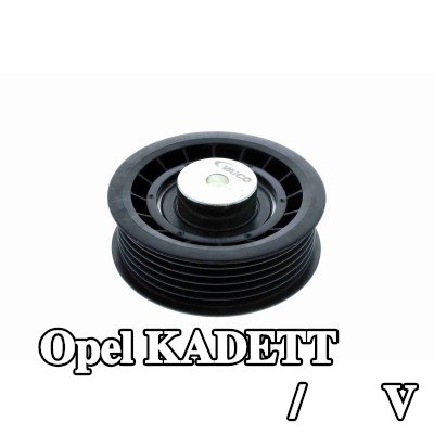 VAICO بكرة الانحراف/التوجيه, حزام V-ribbed بجودة VAICO الأصلية, Ø: 80mm — Opel Kadett