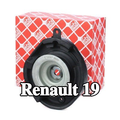 FEBI BILSTEIN حامل الدعامة العلوي للمحور الأمامي, بدون محمل كروي — Renault 19