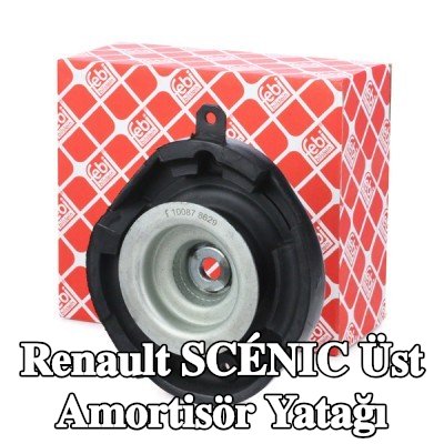 FEBI BILSTEIN Üst amortisör yatağı Ön Aks, bilyalı rulman içermez — 2002 Renault Scénic