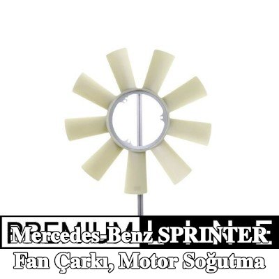 MAHLE Fan çarkı, motor soğutma — 1997 Mercedes-Benz Sprinter