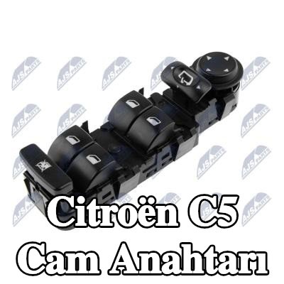 NTY Sol ön cam anahtarı — 2004 Citroën C5