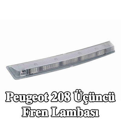 VEMO Üçüncü fren lambası Merkez, LED'li — Peugeot 208