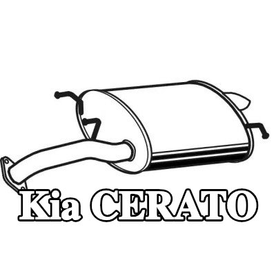 VEGAZ كاتم الصوت الخلفي الخلفي — Kia Cerato