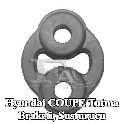 VEGAZ Tutma braketi, susturucu — Hyundai Coupe