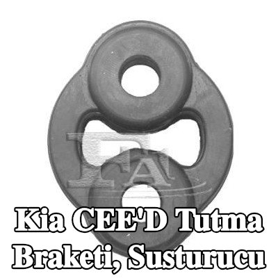 VEGAZ Tutma braketi, susturucu — 2012 Kia Cee'd
