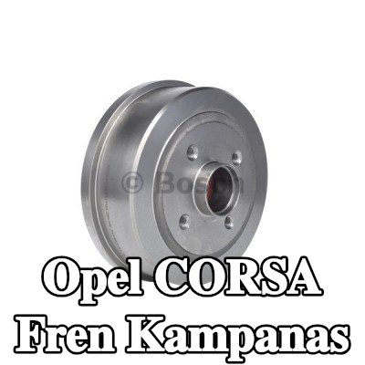 BOSCH Arka aks fren kampanası, 228mm, tekerlek yatağı ile — 2002 Opel Corsa