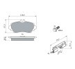 BOSCH Fren balatası seti 16, 2mm, gıcırtı önleyici plaka ile, cıvata/vida ile, aksesuarlarla, yaylı — Mercedes-Benz Vaneo (9)