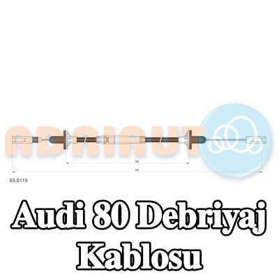 ADRIAUTO Debriyaj kablosu — Audi 80