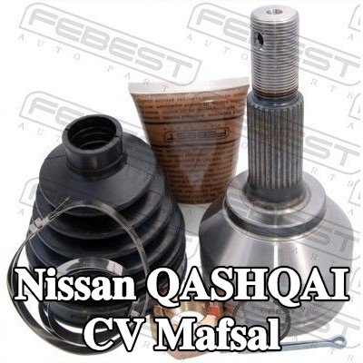 FEBEST CV mafsalı Ön Aks, Tekerlek Tarafı — 2012 Nissan Qashqai