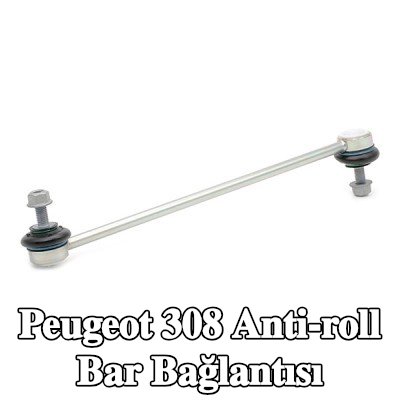 LEMFÖRDER Ön aks sol anti-roll bar bağlantısı, Ön Aks Sağ, 335mm, Çelik, aksesuarlarla — 2012 Peugeot 308