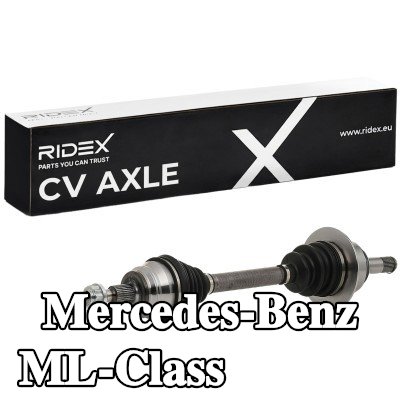 RIDEX عمود الدفع المحور الأمامي الأيسر, 673mm — Mercedes-Benz ML-Class
