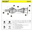 RIDEX Tahrik mili Ön Aks Sol, Ön Aks Sağ, 542mm — Audi Allroad (7)