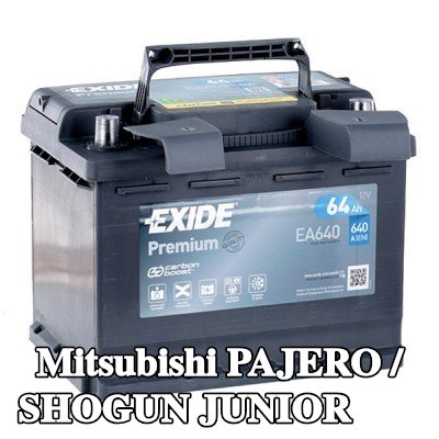 EXIDE بطارية Premium — Mitsubishi Pajero / Shogun Junior