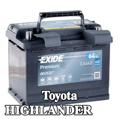 EXIDE بطارية Premium — Toyota Highlander