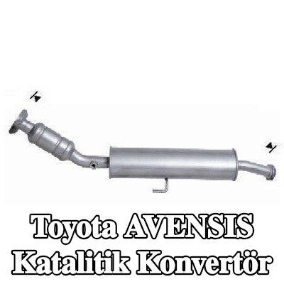 VEGAZ Sabitleme/montaj malzemesi dahil katalitik konvertör — Toyota Avensis