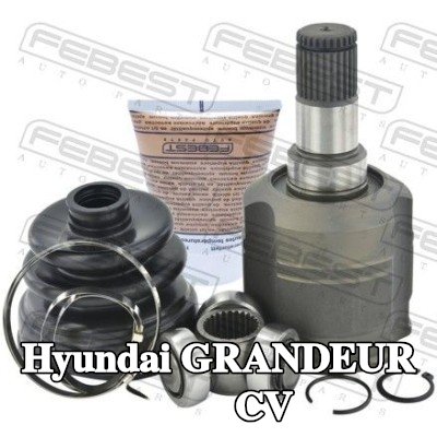 FEBEST طقم مفصل CV المحور الأمامي الأيسر, على جانب ناقل الحركة — 1995 Hyundai Grandeur
