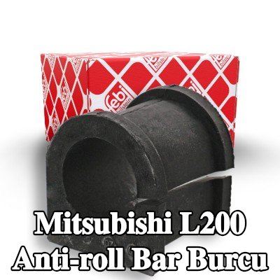 FEBI BILSTEIN Sol ön aks stabilizatör çubuğu burcu, Ön Aks Sağ, iç, 27mm, Kauçuk — 2000 Mitsubishi L200