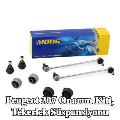 MOOG Onarım kiti, tekerlek süspansiyonu — Peugeot 307