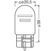 OSRAM Fren / arka lamba ampulü ORIGINAL LINE — SEAT Arona (6)