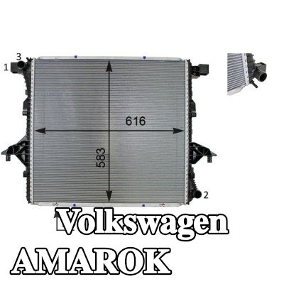 MAHLE مبرد المحرك — Volkswagen Amarok