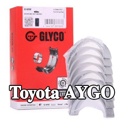 GLYCO محمل العمود المرفقي من سبائك الألومنيوم على قاعدة فولاذية — Toyota Aygo