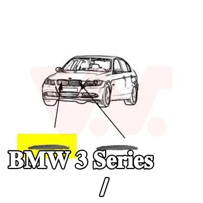 VAN WEZEL مجموعة شرائط الزخرفة / الحماية، المصد — BMW 3 Series