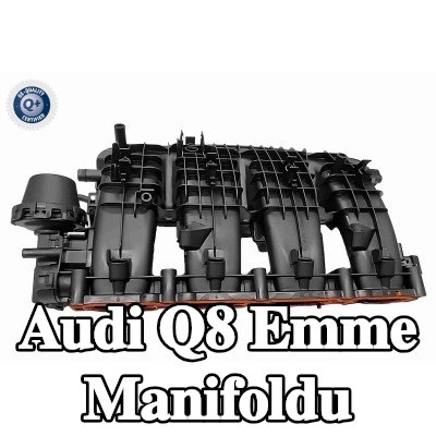 VAICO Contalı/sızdırmazlık elemanlı emme manifoldu, vakum aktüatörü ile, sensörlü — Audi Q8