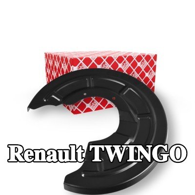 FEBI BILSTEIN لوحة دعم قرص الفرامل للمحور الخلفي الأيمن — Renault Twingo