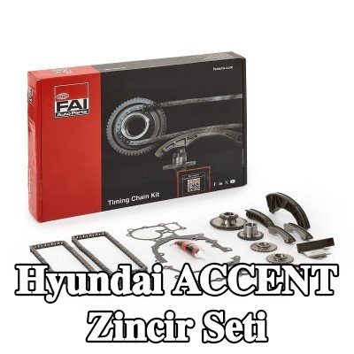 FAI AutoParts Triger zinciri kiti Alt, Üst, conta/sızdırmazlık elemanları ile, dişliler ile — 2002 Hyundai Accent