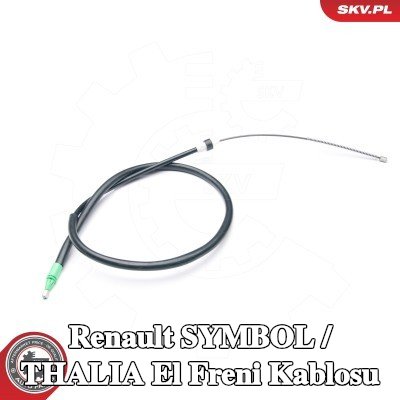 ESEN SKV El freni kablosu Sağ Arka, 1415 / 1080mm — 2012 Renault Symbol / Thalia
