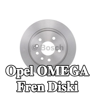 BOSCH Fren diski Dış Çap: 286mm, düz, Yağlanmış — Opel Omega