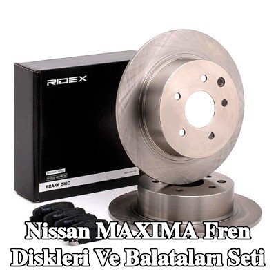 RIDEX Fren diskleri ve balataları seti Arka Aks, düz — Nissan Maxima