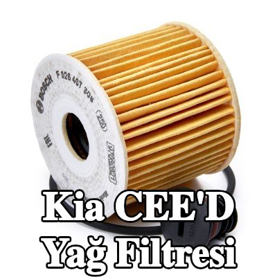 BOSCH Yağ tahliye tapalı yağ filtresi, conta/sızdırmazlık elemanları ile — Kia Cee'd