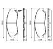 BOSCH Fren balatası seti 18, 7mm, gıcırtı önleyici plaka ile — 2002 Honda Pilot (5)