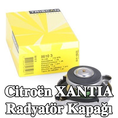 TRISCAN Radyatör kapağı — Citroën Xantia