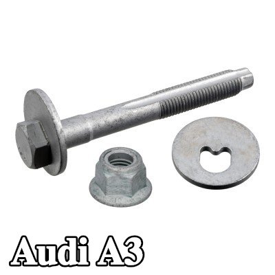 FEBI BILSTEIN برغي ضبط زاوية الانحراف للمحور الخلفي (اليسار), المحور الخلفي الأيمن — Audi A3