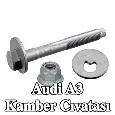 FEBI BILSTEIN Arka aks sol kamber cıvatası, Arka Aks Sağ — Audi A3
