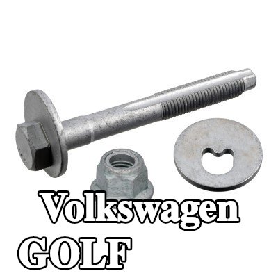 FEBI BILSTEIN برغي ضبط زاوية الانحراف للمحور الخلفي (اليسار), المحور الخلفي الأيمن — Volkswagen Golf