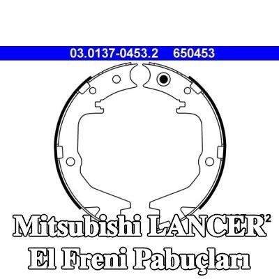 ATE El freni pabuçları — 1997 Mitsubishi Lancer