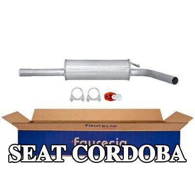 HELLA كاتم صوت وسط مع قطع التثبيت — SEAT Cordoba
