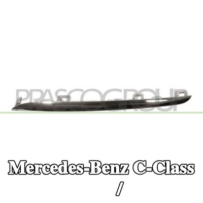 PRASCO شريط تزيين / حماية, شبكة المبرد اليسرى — Mercedes-Benz C-Class