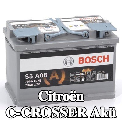 BOSCH Akü S5, A08 — Citroën C-crosser
