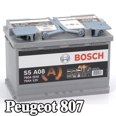 BOSCH بطارية S5, A08 — Peugeot 807