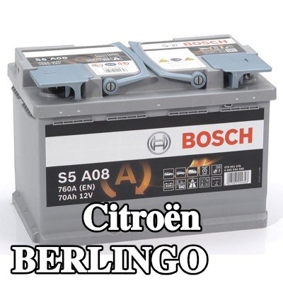 BOSCH بطارية S5, A08 — 2000 Citroën Berlingo