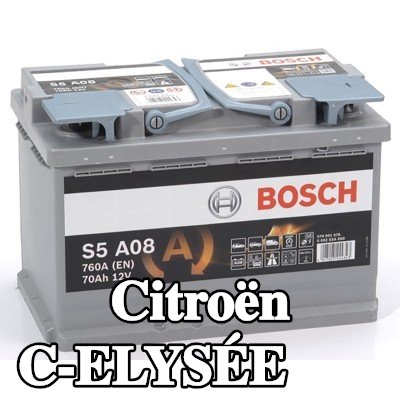 BOSCH بطارية S5, A08 — Citroën C-elysée