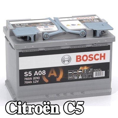BOSCH بطارية S5, A08 — 2002 Citroën C5