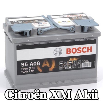 BOSCH Akü S5, A08 — Citroën Xm