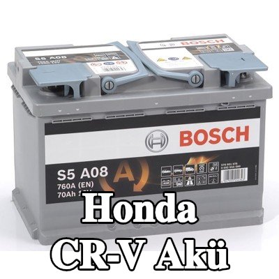 BOSCH Akü S5, A08 — 2005 Honda Cr-v